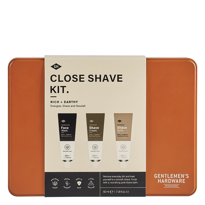 Gentlemen's Hardware Close Shave Kit orange