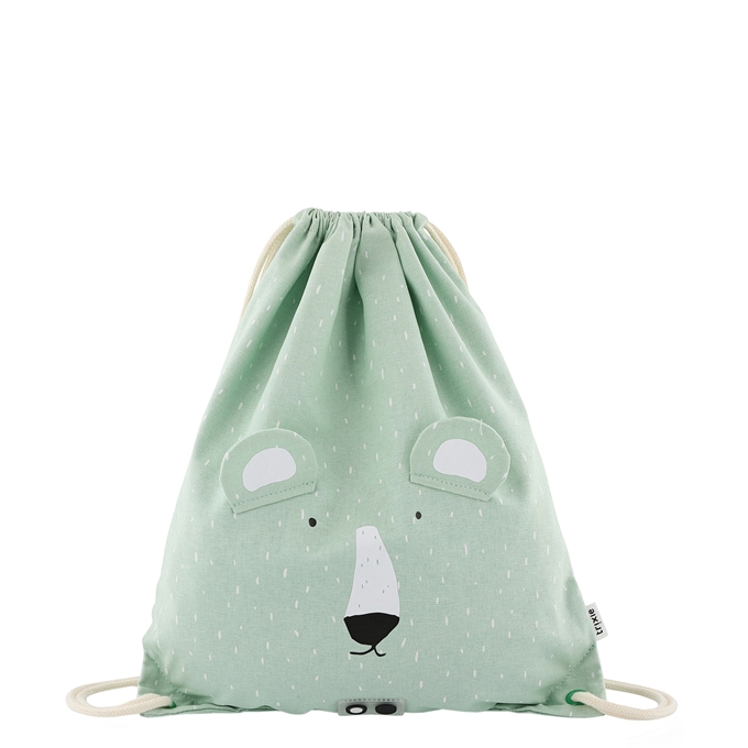 Trixie Mr. Polar Bear Drawstring Bag mint - 1