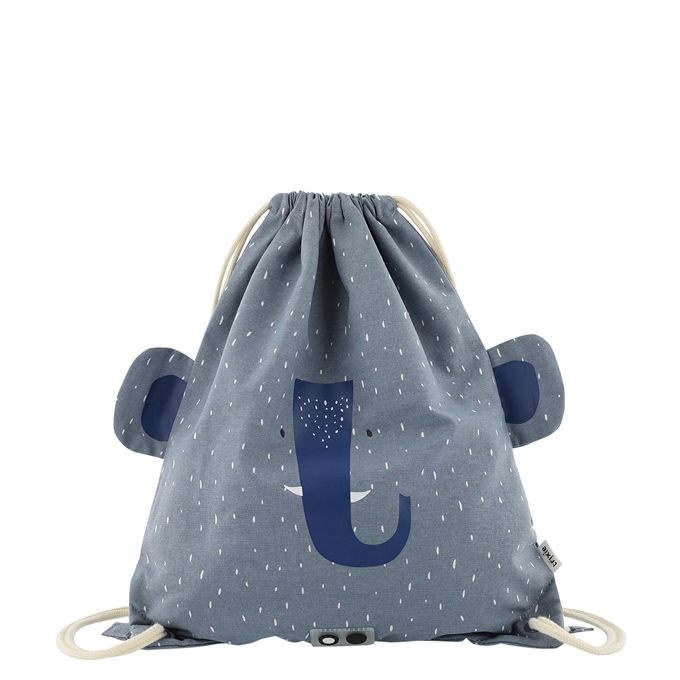 Trixie Mrs. Elephant Drawstring Bag light blue - 1