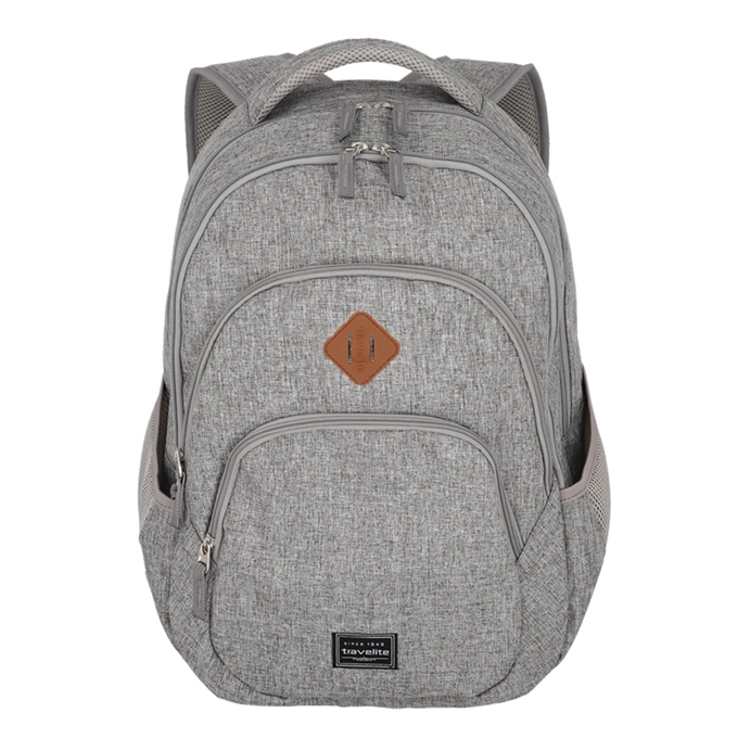 Travelite Basics Backpack Melange light grey - 1