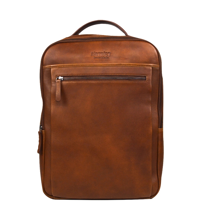 DSTRCT Premium Collection Backpack 15,6" cognac - 1