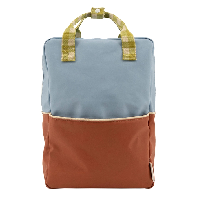 Sticky Lemon Colourblocking Backpack Large blueberry willow brown pear green - 1