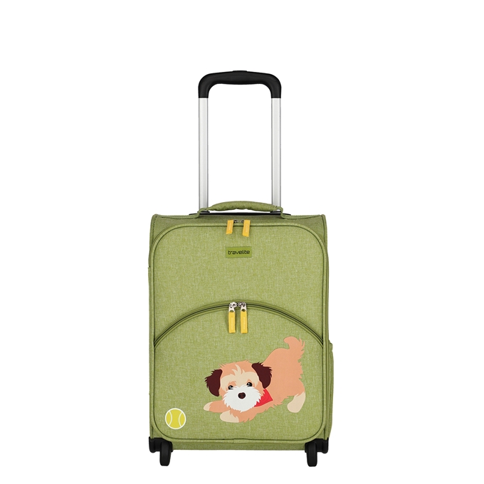 Travelite Youngster 2 Wheel Kids Trolley dog/light green - 1