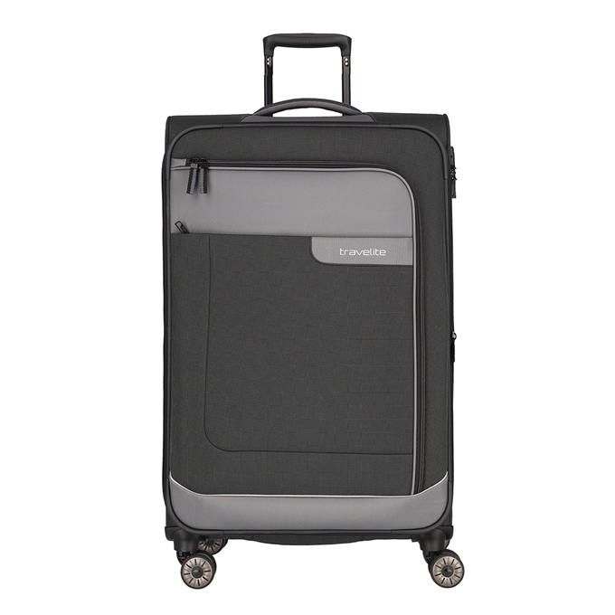 Travelite Viia 4 Wheel Trolley L Expandable anthracite - 1