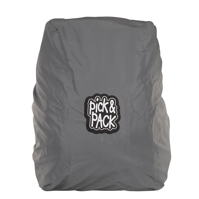 Pick & Pack Raincover Large (fits Backpack M & L) grey - 1