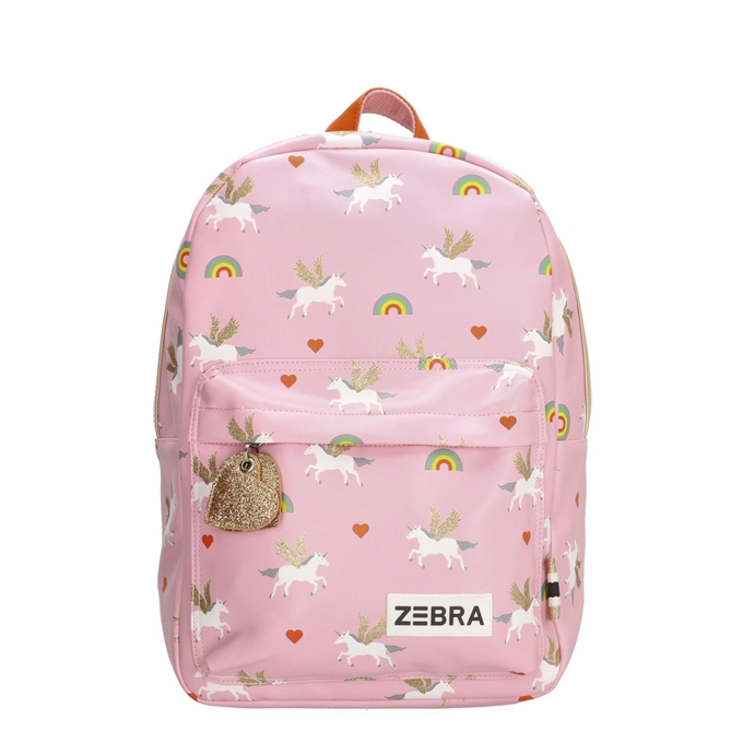 Zebra Trends Girls Rugzak M Unicorn Love pink - 1