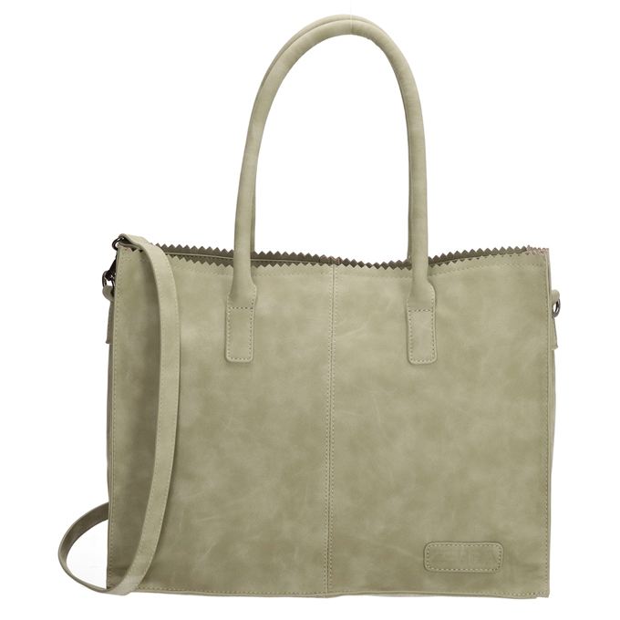 Zebra Trends Natural Bag Lisa Shopper groen - 1