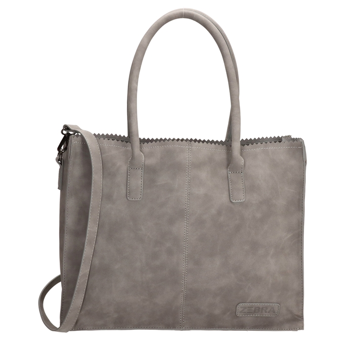 Zebra Trends Natural Bag Lisa Shopper middengrijs - 1