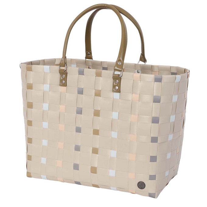 Handed By Summer Dots Leisure Bag L misty grey