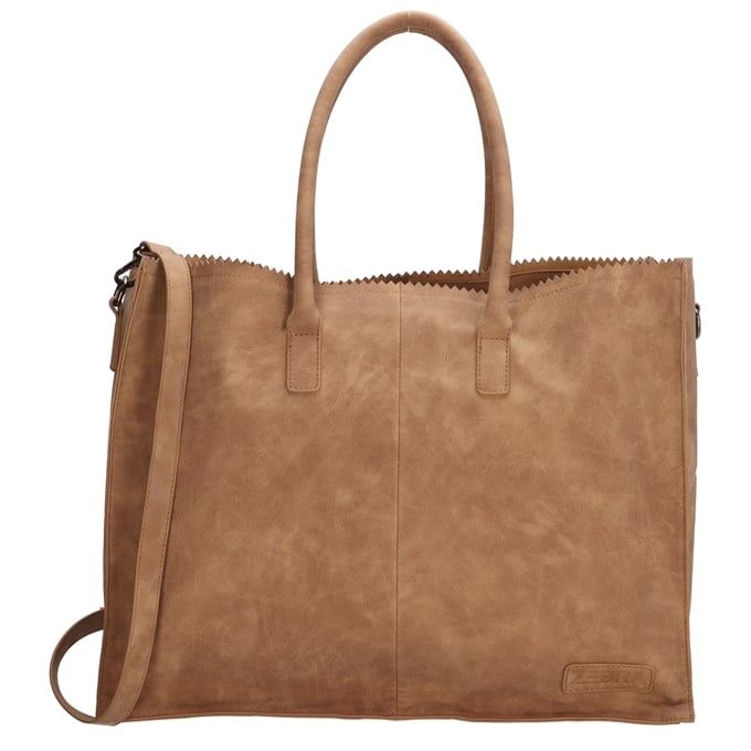 Zebra Trends Natural Bag Lisa Shopper 15,6 inch camel - 1
