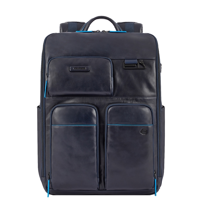 Piquadro Blue Square Computer Backpack With iPad Pro blue - 1