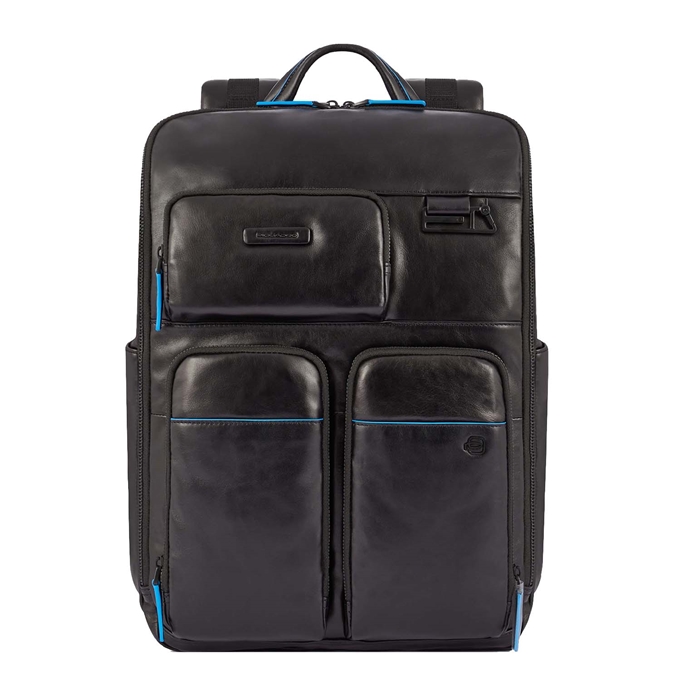Piquadro Blue Square Computer Backpack With iPad Pro black - 1