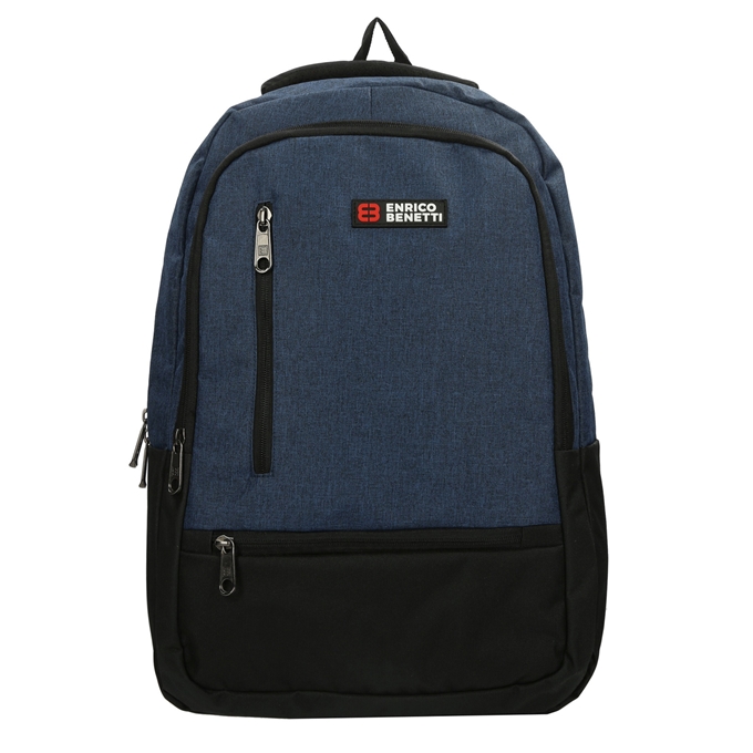 Enrico Benetti Hamburg 15'' Laptop Backpack blue - 1