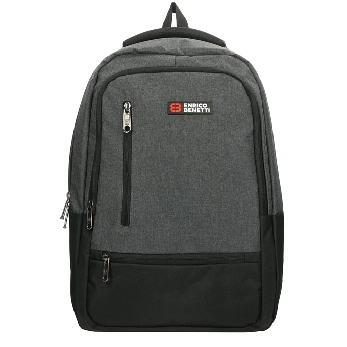 Enrico Benetti Hamburg 15'' Laptop Backpack grey - 1