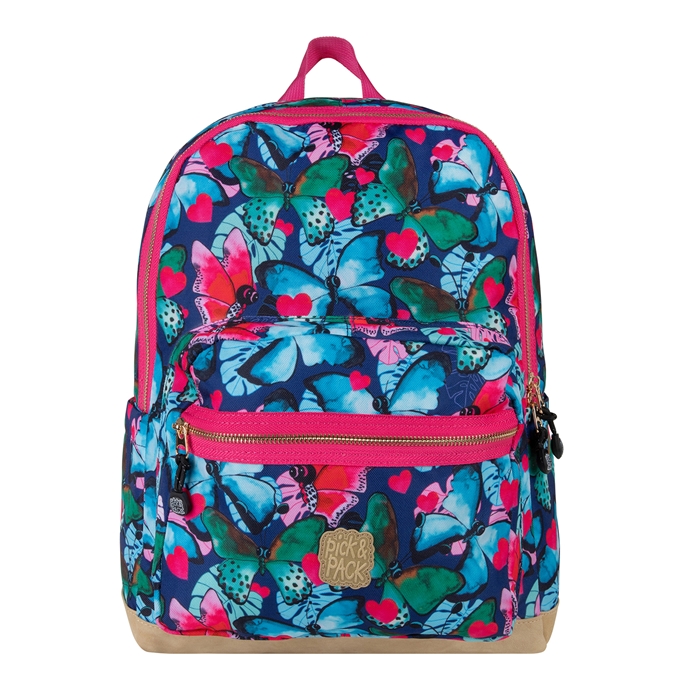 Pick & Pack Beautiful Butterfly Backpack L navy - 1