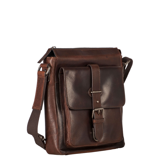 Leonhard Heyden Roma Zipped Messenger Bag S brown - 1