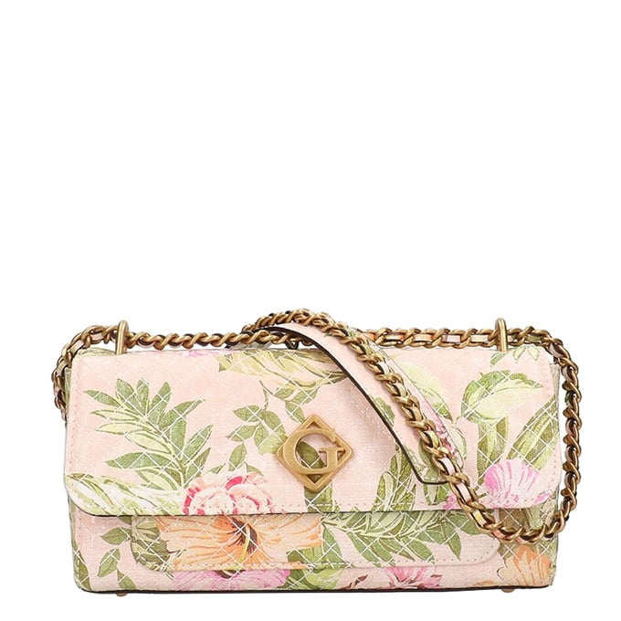 Guess Nerina Convertible Xbody Flap peach floral - 1