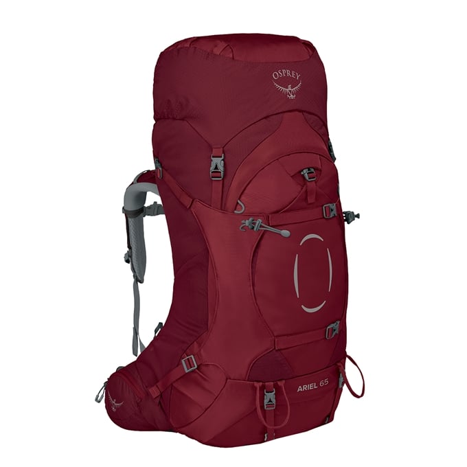 Osprey Ariel 65 Womens Backpack XS/S claret red - 1