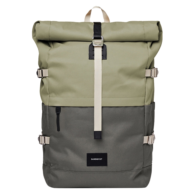 Sandqvist Bernt Backpack multi dew green/night grey - 1