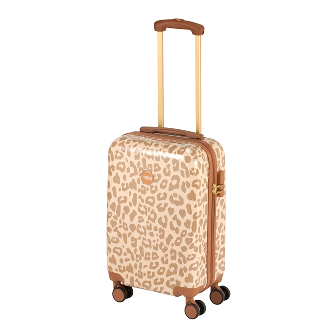 in verlegenheid gebracht Ambitieus brand Princess Traveller Animal Print Cabin Trolley leopard | Travelbags.nl