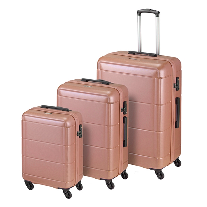 Princess Traveller Macau 3 Delige Kofferset pink - 1