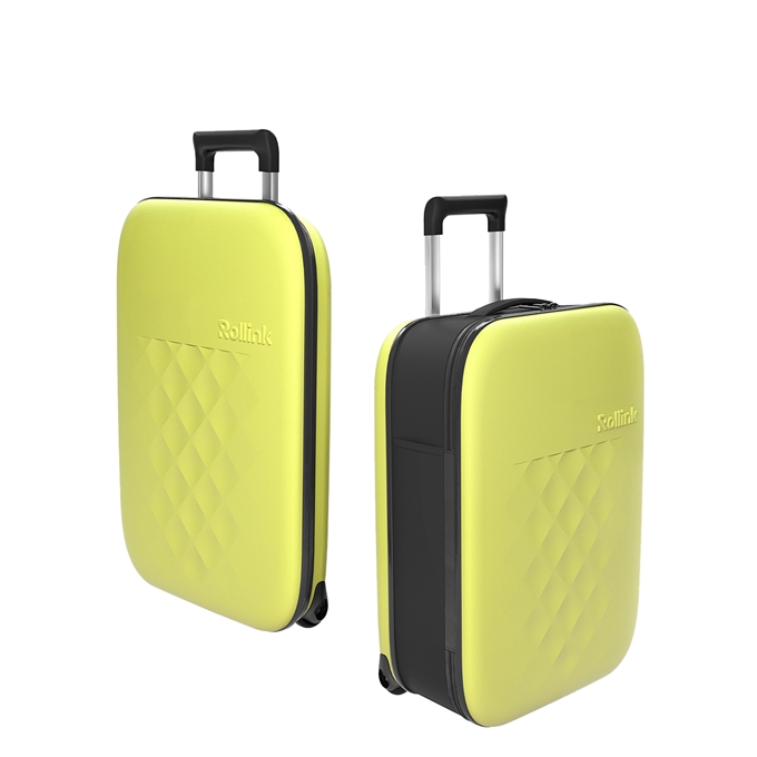Flex Vega II Opvouwbare Handbagage koffer yellow iris | Travelbags.be