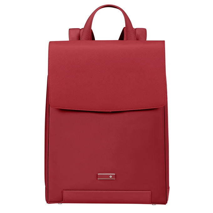 Samsonite Zalia 3.0 Backpack W/Flap 14.1" dark red - 1