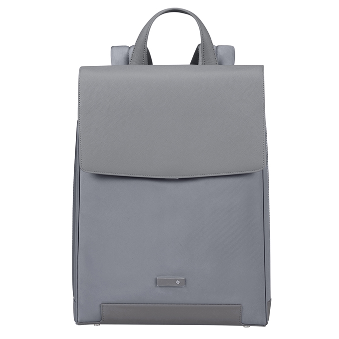 Samsonite Zalia 3.0 Backpack W/Flap 14.1" silver grey - 1