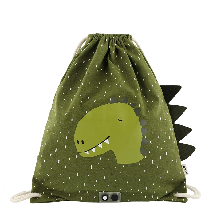 Trixie Mr. Dino Drawstring Bag green - 1
