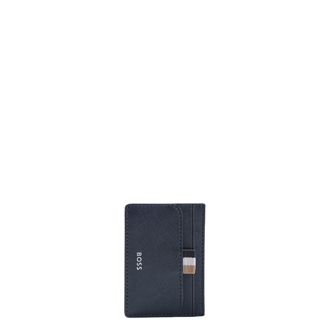 HUGO BOSS Zair Money Clip Card Holder, Black