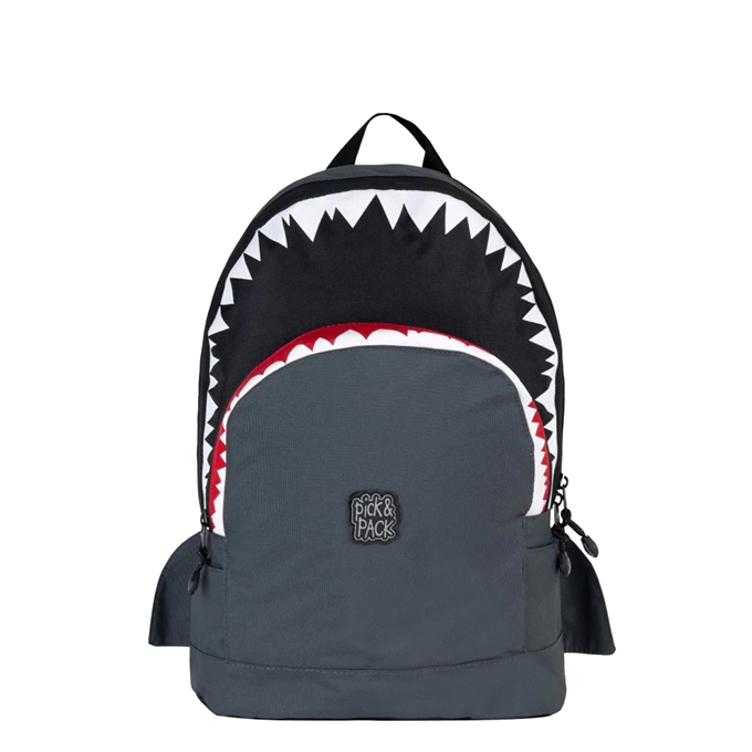 Pick & Pack Shark Shape Backpack M anthracite - 1