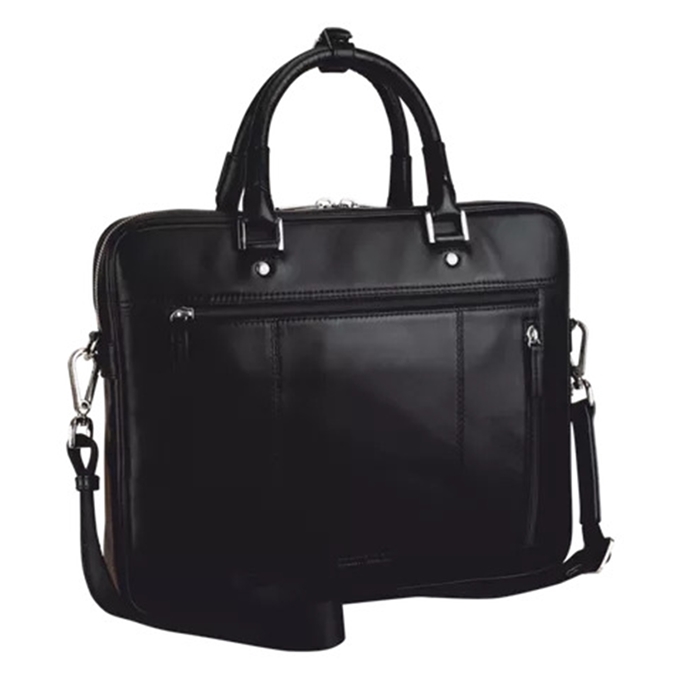 Leonhard Heyden Montreal Zipped Briefcase 1 Compartment black - 1