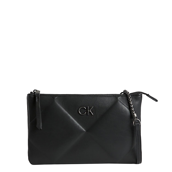 Calvin Klein Re-Lock Quilt Crossb ck black - 1