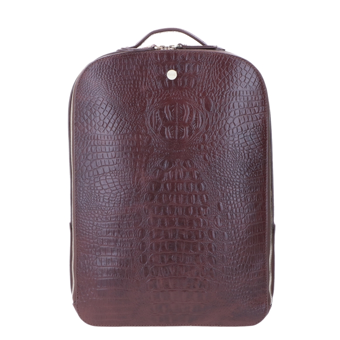 FMME. Claire 15.6 Backpack Croco brown - 1