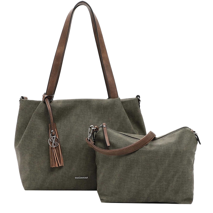 Emily & Noah Elke Cityshopper M olive/cognac - 1