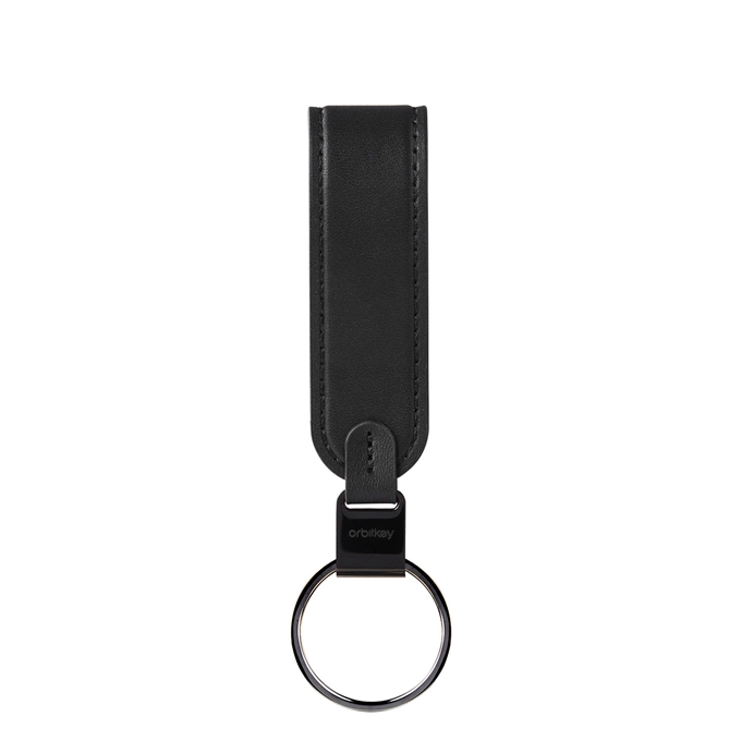 Orbitkey Loop Keychain Leather black - 1