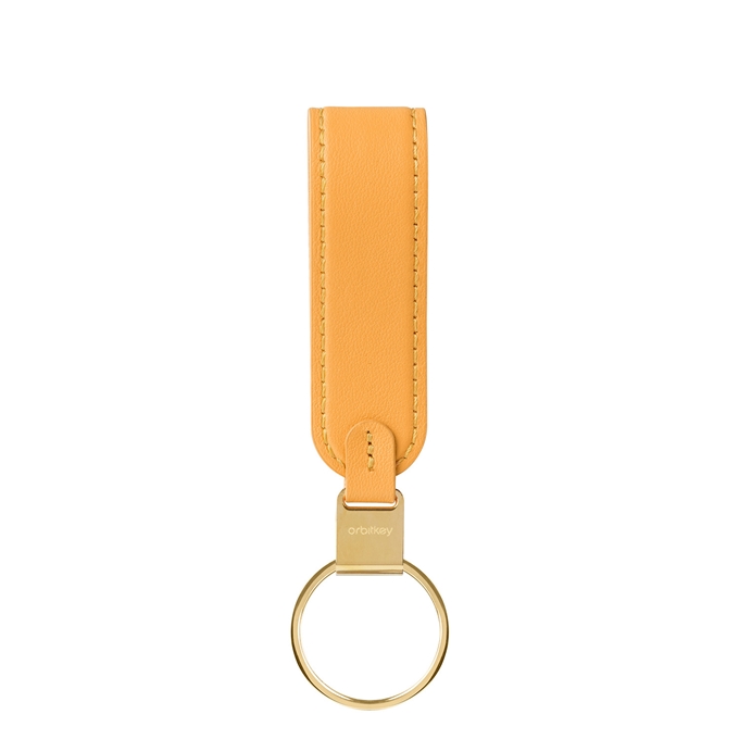 Orbitkey Loop Keychain Leather orange - 1
