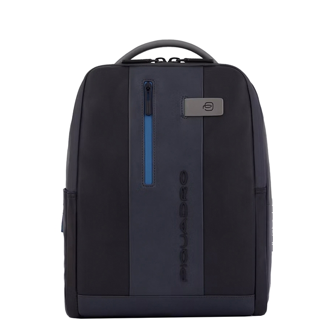 Piquadro Urban Leather Computer Backpack 14" black/grey - 1