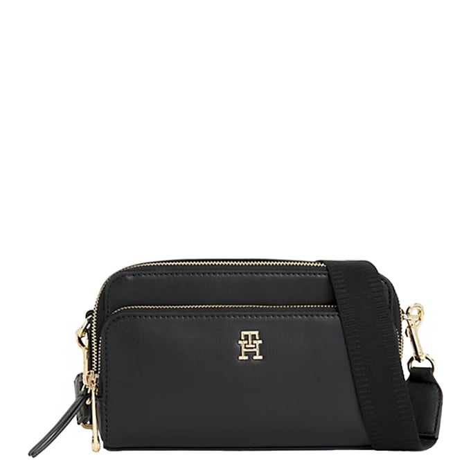 Tommy hilfiger crossbody zwart hot sale