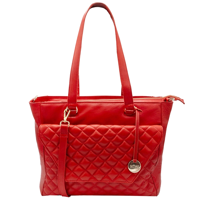 MÔSZ Denise Workbag 15,6" Quilted red - 1