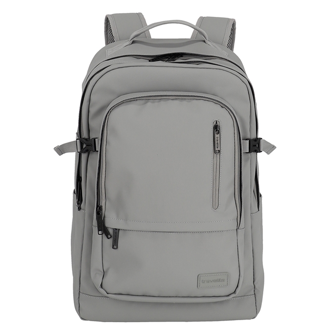 Travelite Basics Backpack Water-repellent light grey - 1