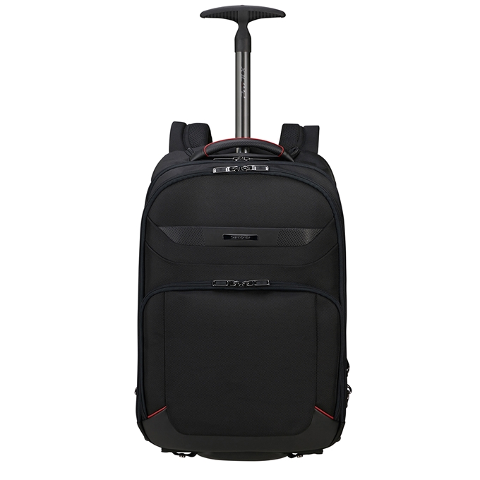 Samsonite Pro-DLX 6 Laptop Backpack Wheels 17.3" black - 1