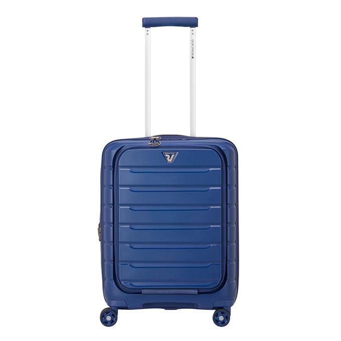 Roncato B-Flying Cabin Trolley 55 with Front Pocket blu notte - 1