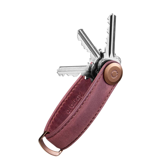 Orbitkey Premium Leather 2.0 Keyholder mulled wine - 1
