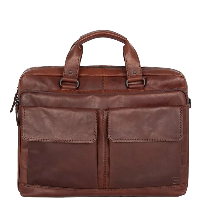 Spikes & Sparrow Robert Businessbag 17" brown - 1