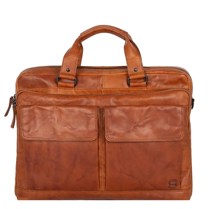 Spikes & Sparrow Robert Businessbag 17" brandy - 1