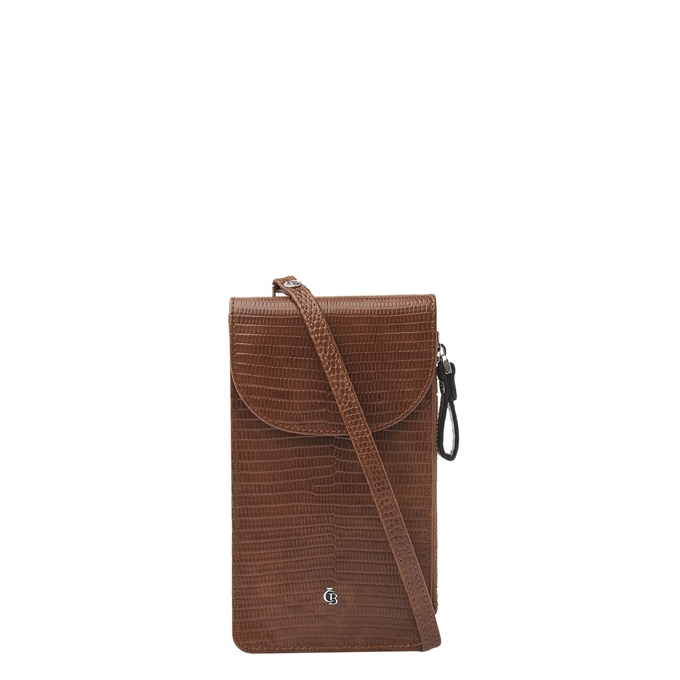 Castelijn & Beerens Giftbox Crossbody Phone Bag cognac - 1