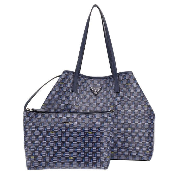 Guess Vikky II Large Tote blue logo - 1