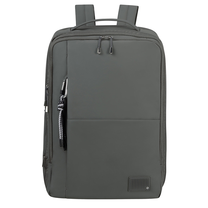 Samsonite Wander Last Backpack 15.6" + Clothes Compartment gunmetal green - 1