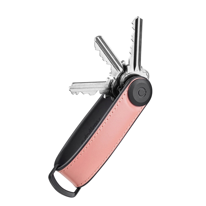 Orbitkey Hybrid Leather Key Organiser pastel pink - 1